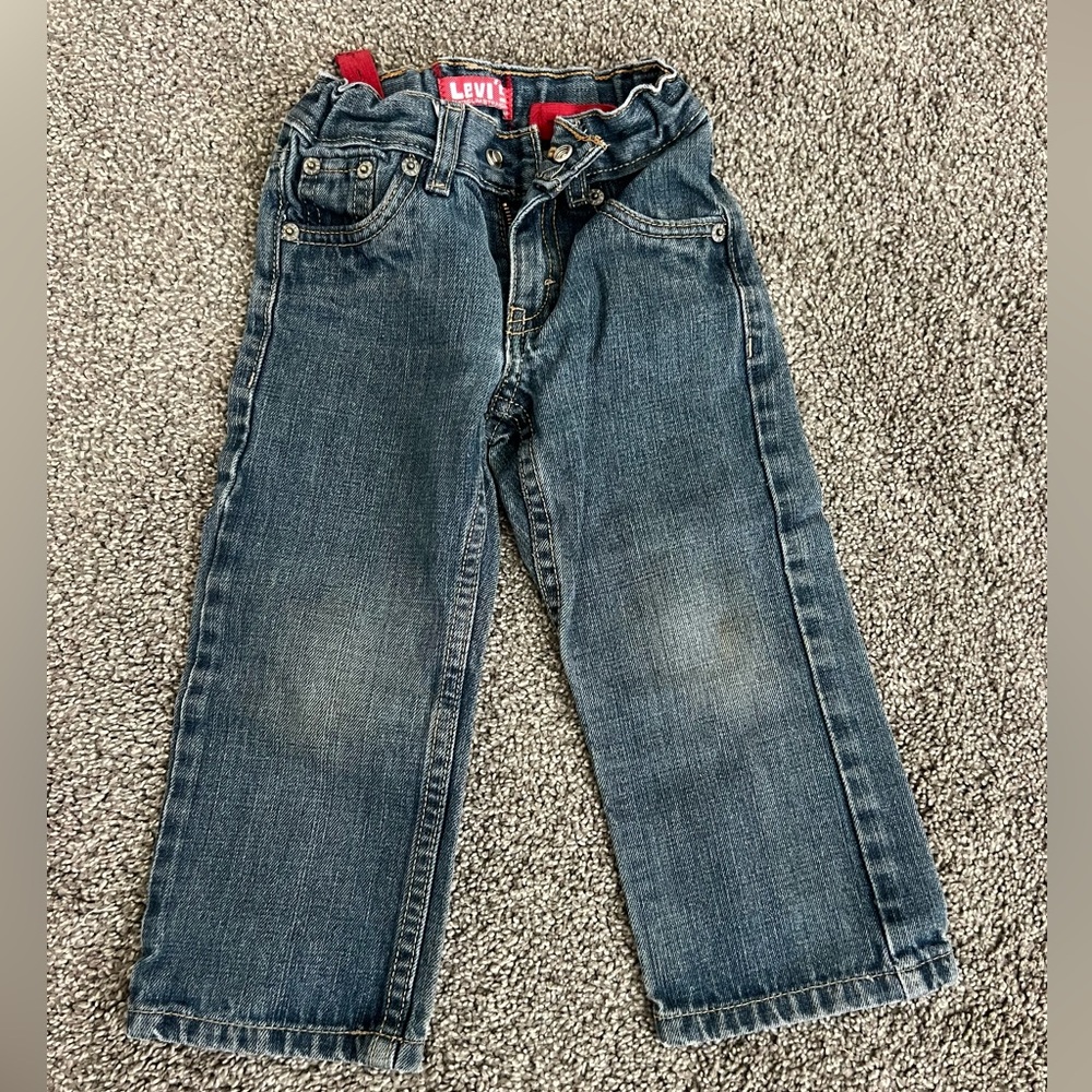 Levi's 514 Kids Blue Denim Jeans Toddler 2T
